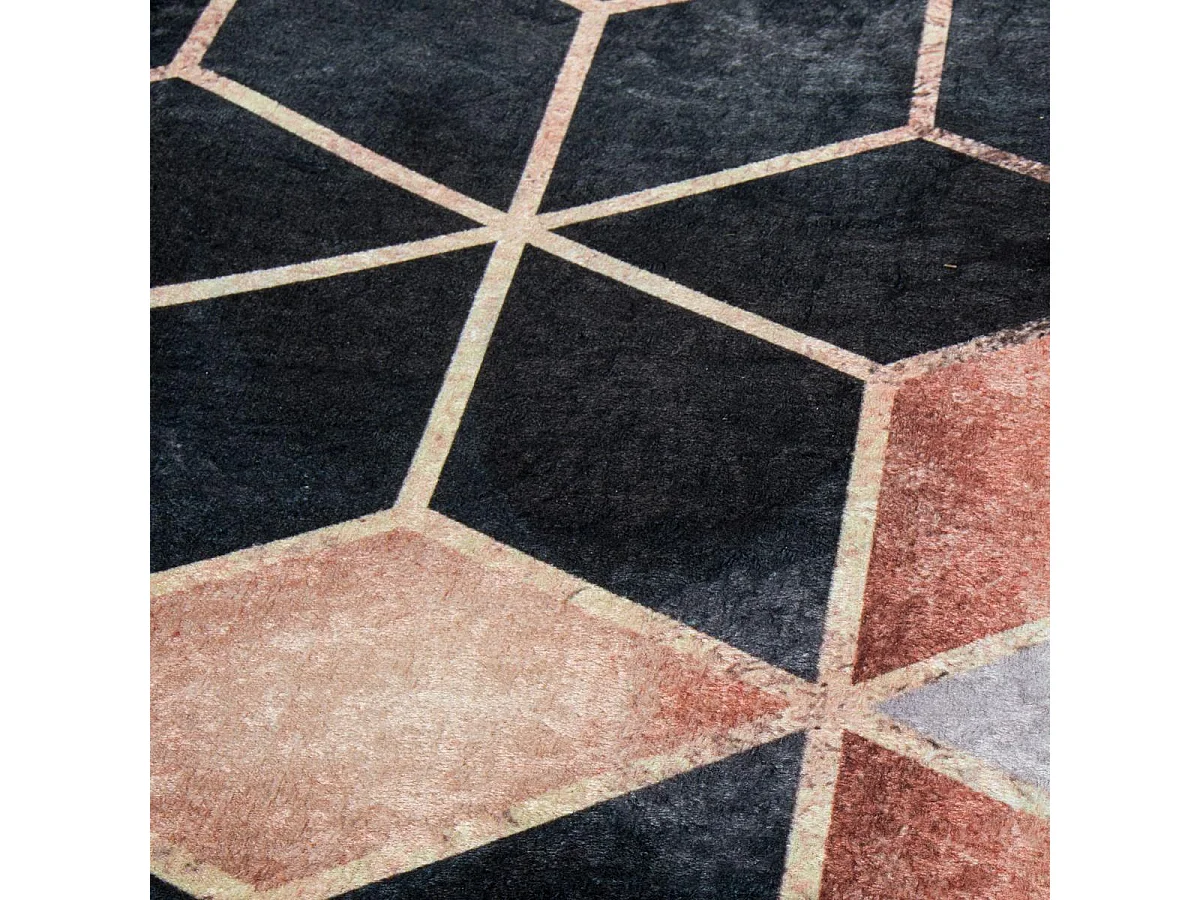 Tapis de cuisine 120x170 LYN11 GRAFIK blanc, facile d'entretien