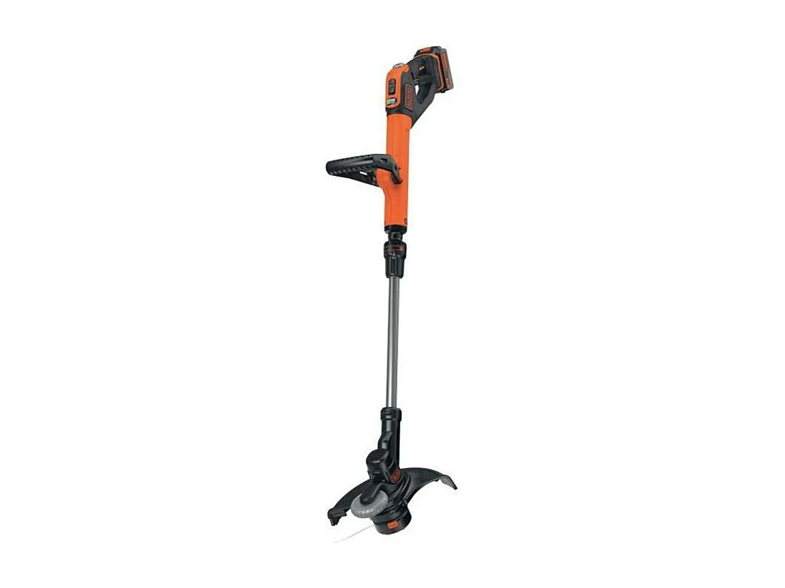 Aparador de Cerca sem Fios BLACK+DECKER 30 cm 18V Lítio 4Ah com bateria e bobina de fio 10m 1,6mm