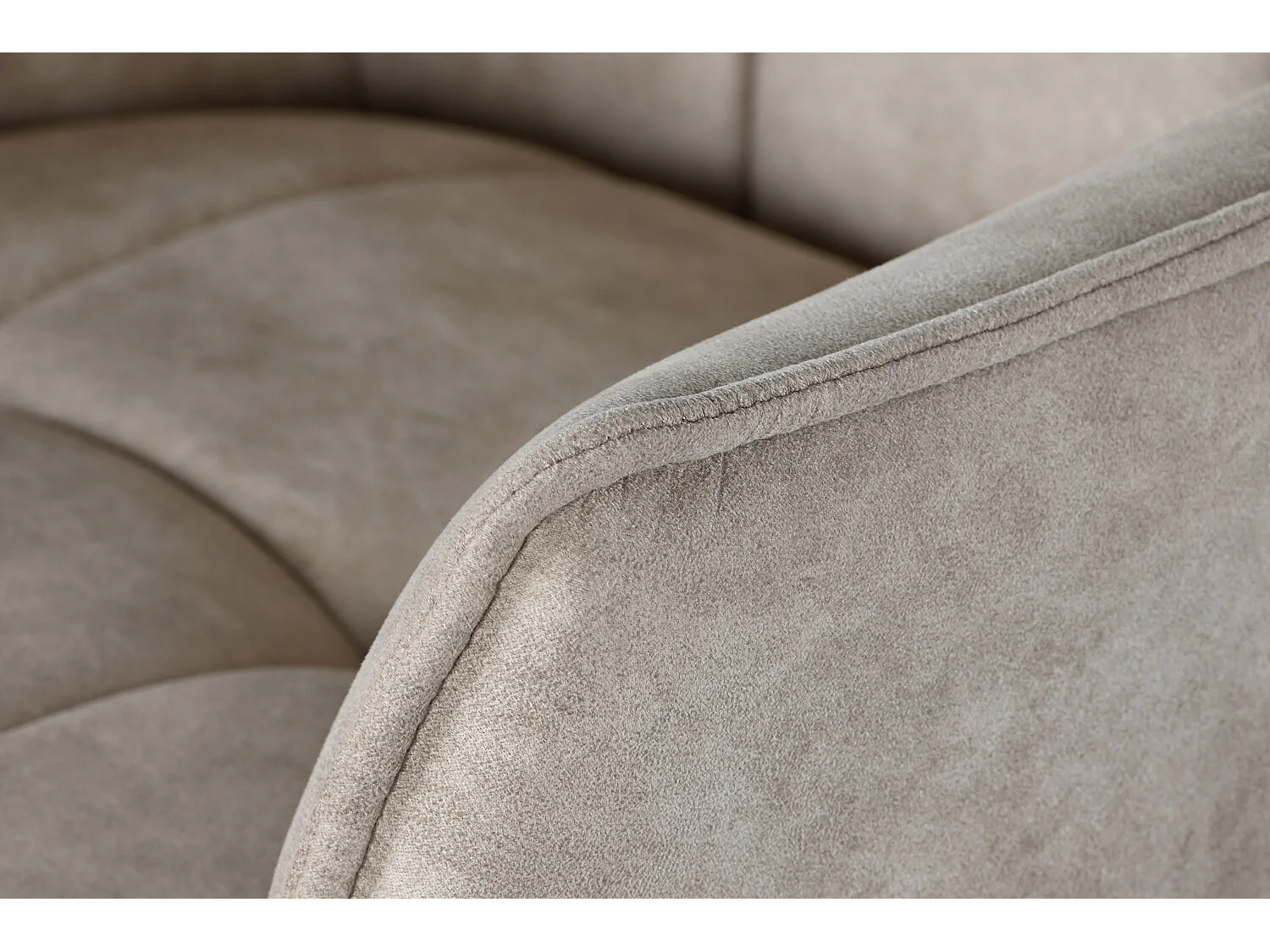 Microfiber metalen kruk 59x60x107 kunstleer