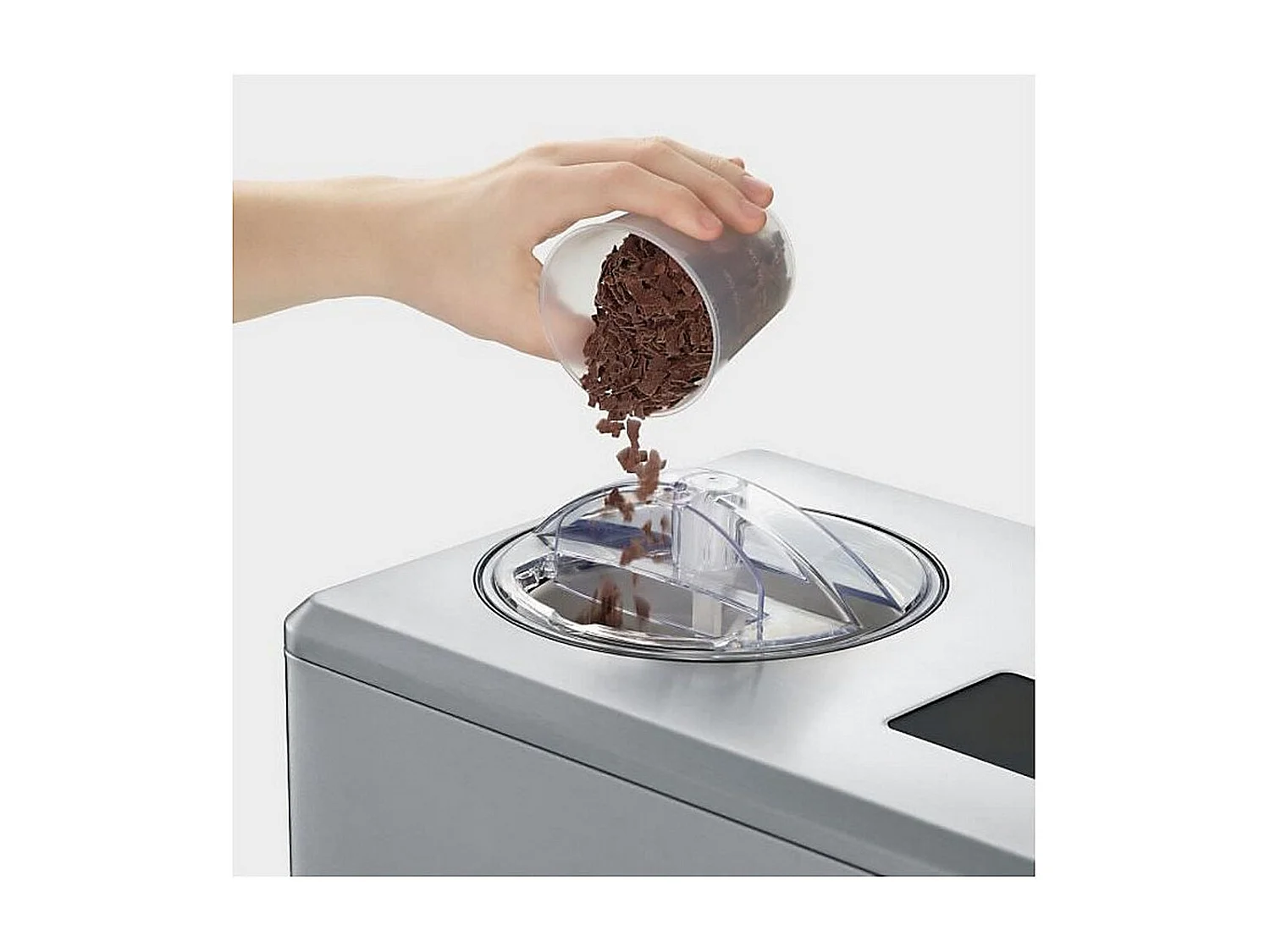 Severin EZ7405 2-in-1 Sorbet- en Yoghurtmaker - RVS, 2L, Actieve Koeling, LED Touchscreen