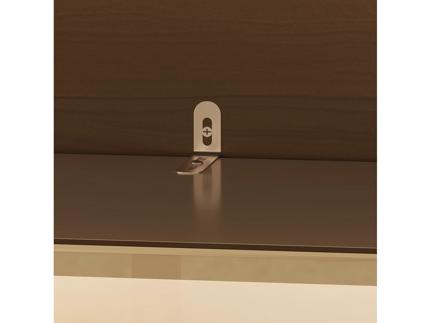Vitrine Armoire avec LED 3 couleurs, 2 portes en verre trempé et 2 tiroirs, 80x36x200, Blanc et Doré