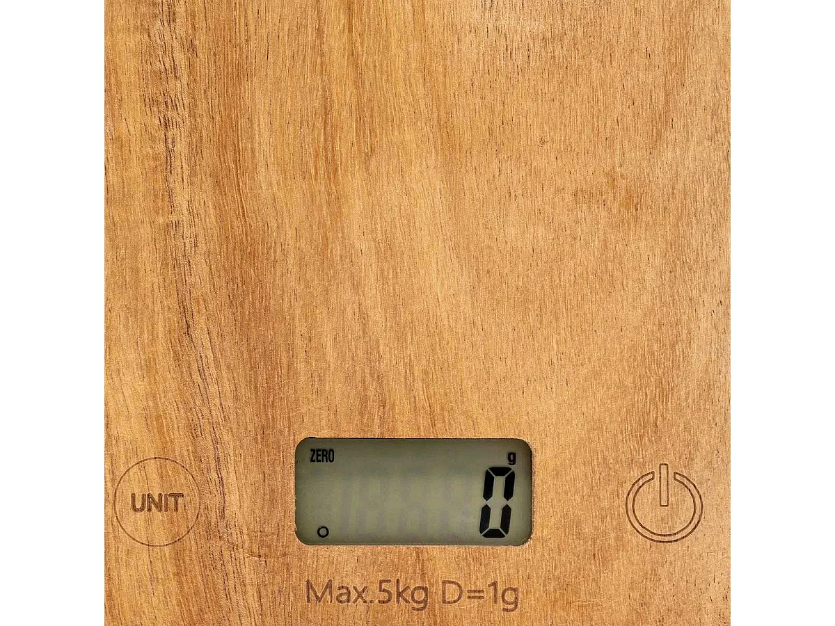 Balance de Cuisine Digitale "Acacia" 21cm Naturel