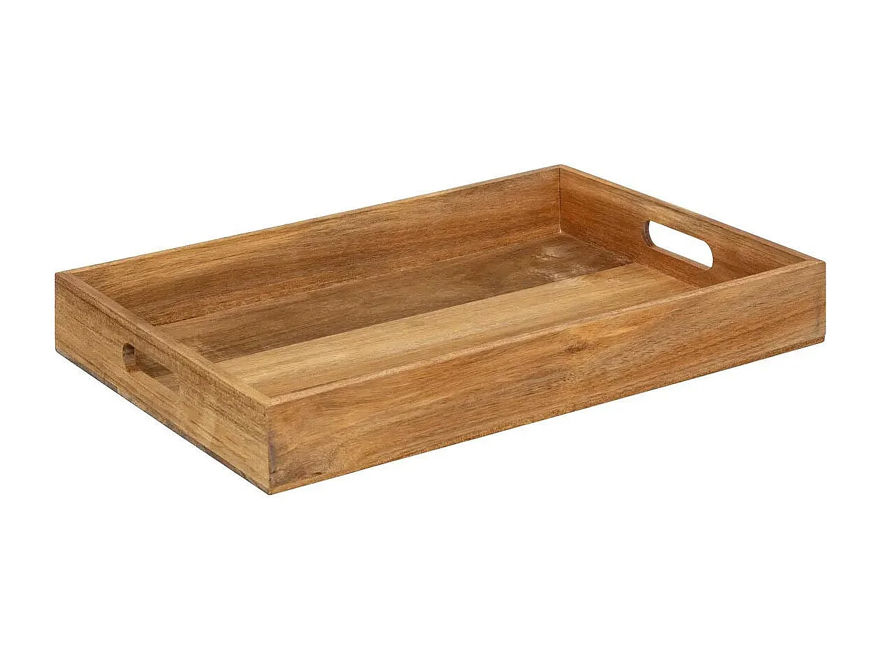 Plateau de Service "Bois Acacia" 42cm Marron