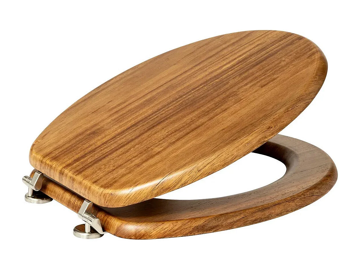 Abattant WC en bois "Acacia" 46cm Naturel