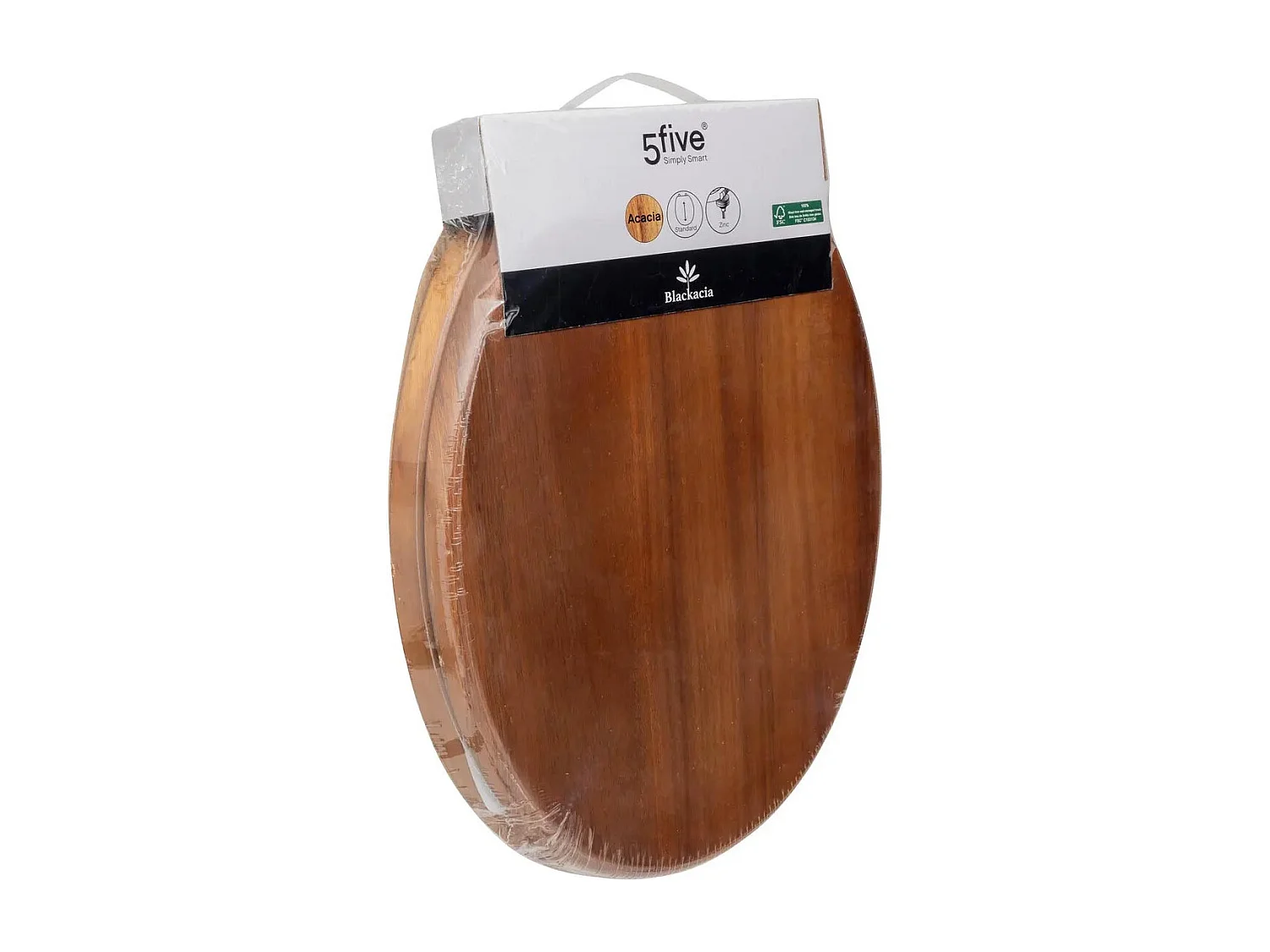 Abattant WC en bois "Acacia" 46cm Naturel