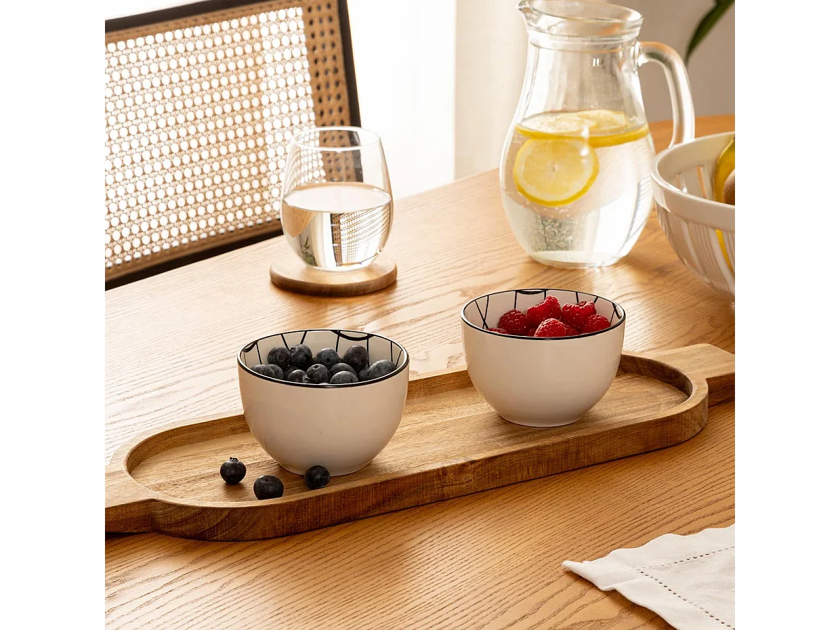 Plat de Présentation en Bois "Acacia" 48cm Marron