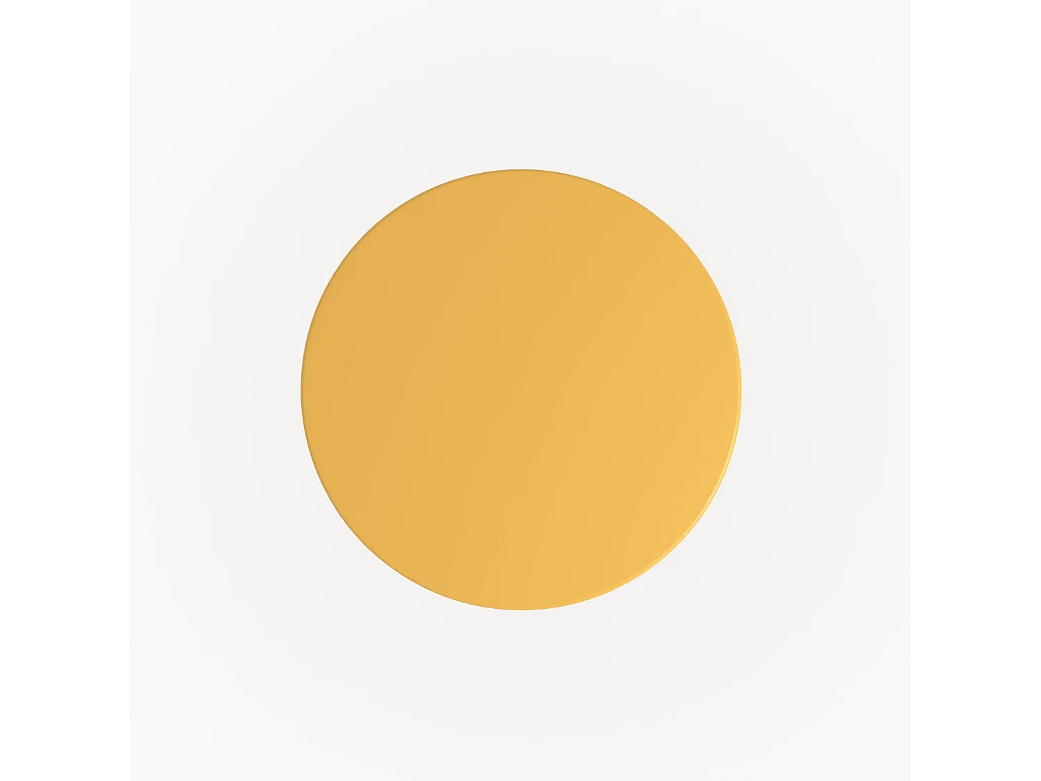 Tavolo rotondo e sedie pieghevoli da giardino 2 posti gialle - Kayla