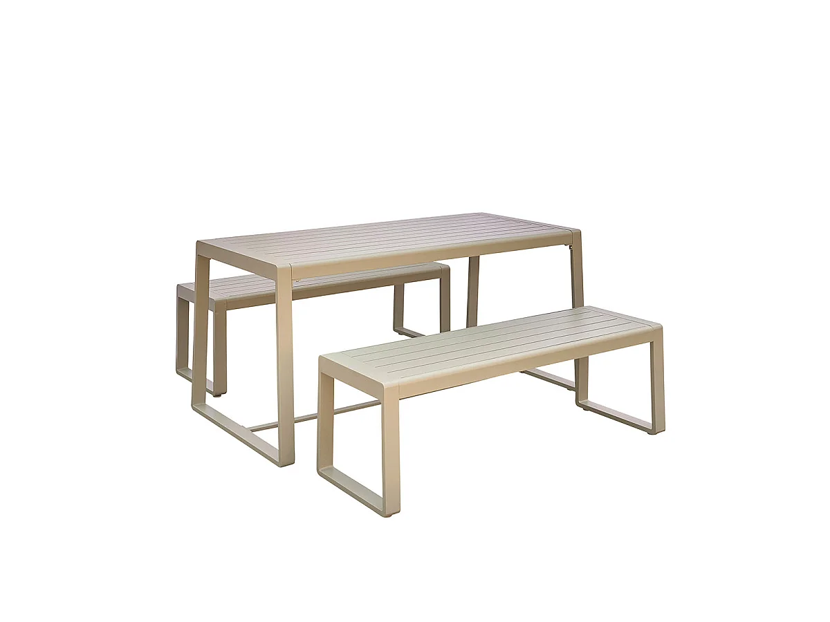 Conjunto de muebles de jardín para 4 pers.
