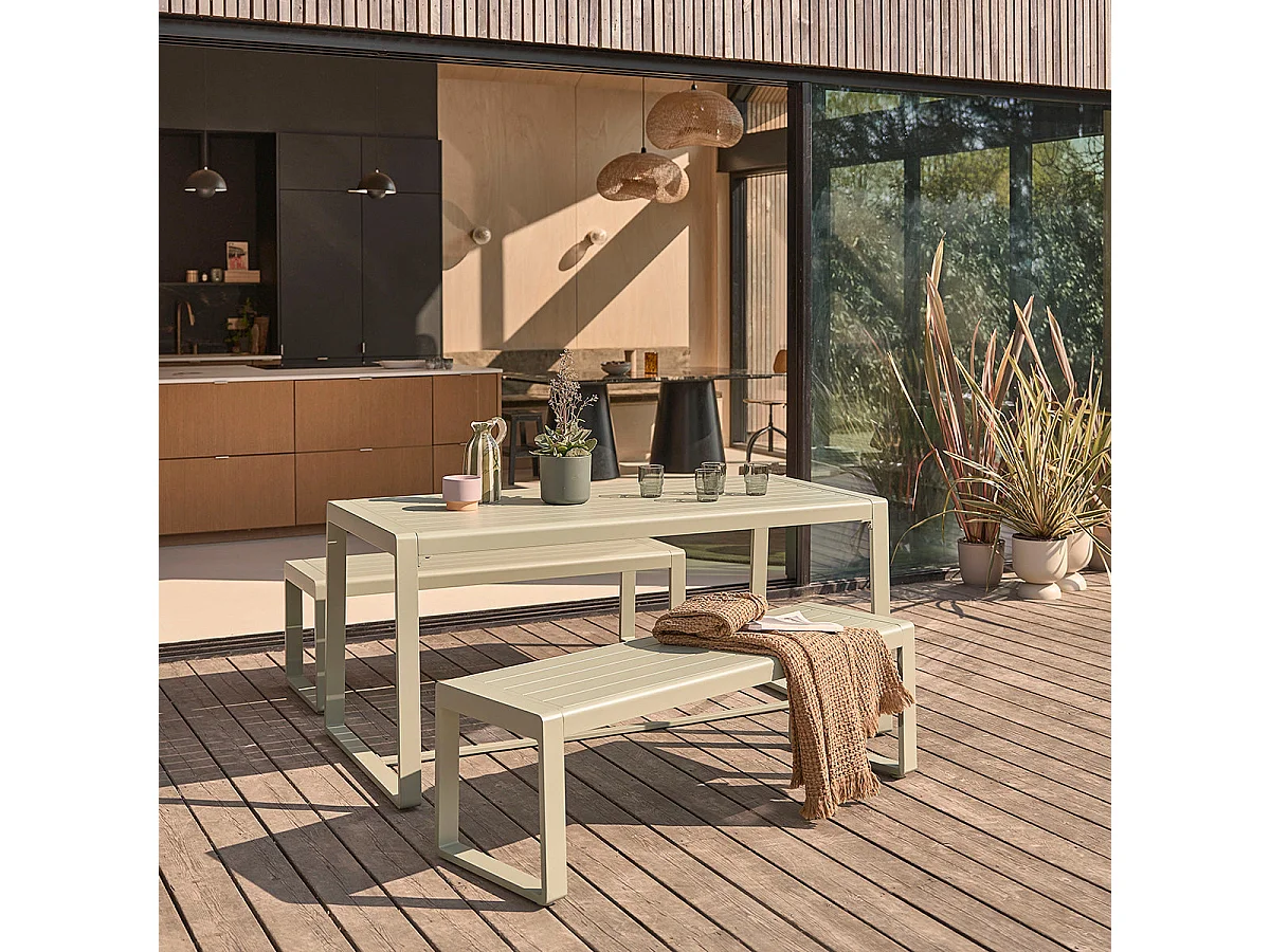 Conjunto de muebles de jardín para 4 pers.