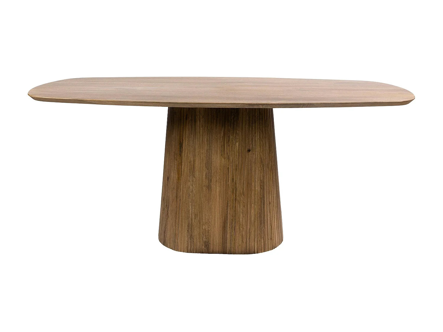 Table à manger bois de manguier à bords arrondis 180 cm CREEK