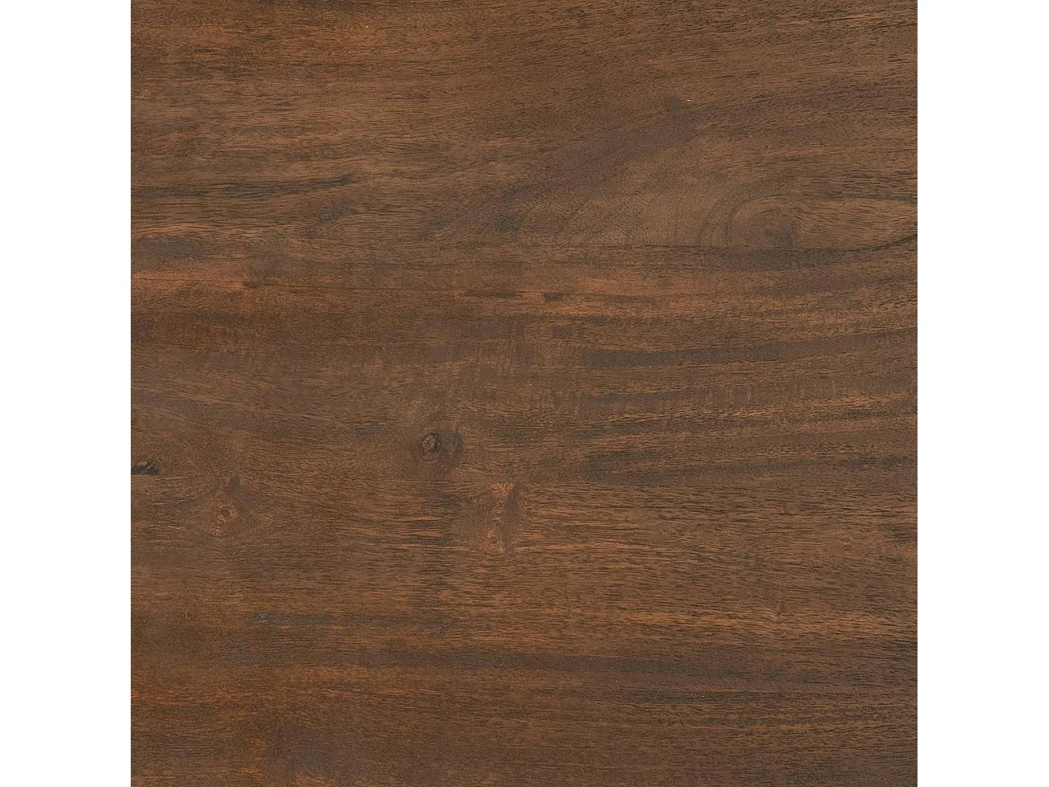 Table à manger bois foncé pied central ouvert 240 cm ARCANA