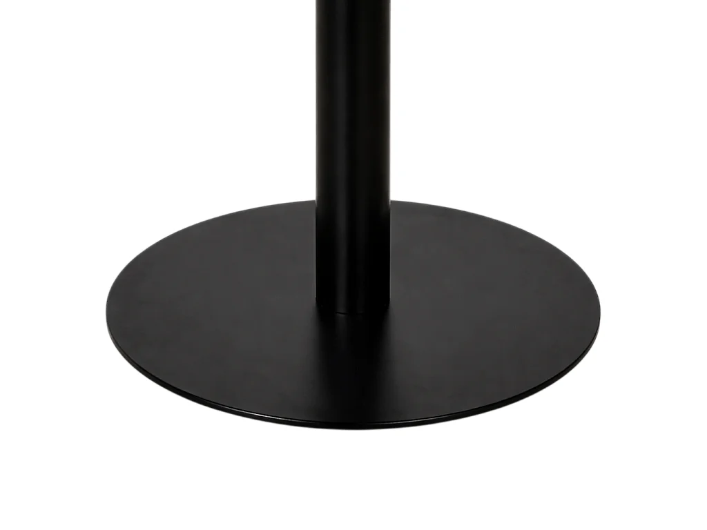 Table ronde chêne blanc pied central droit 130 cm PALERME