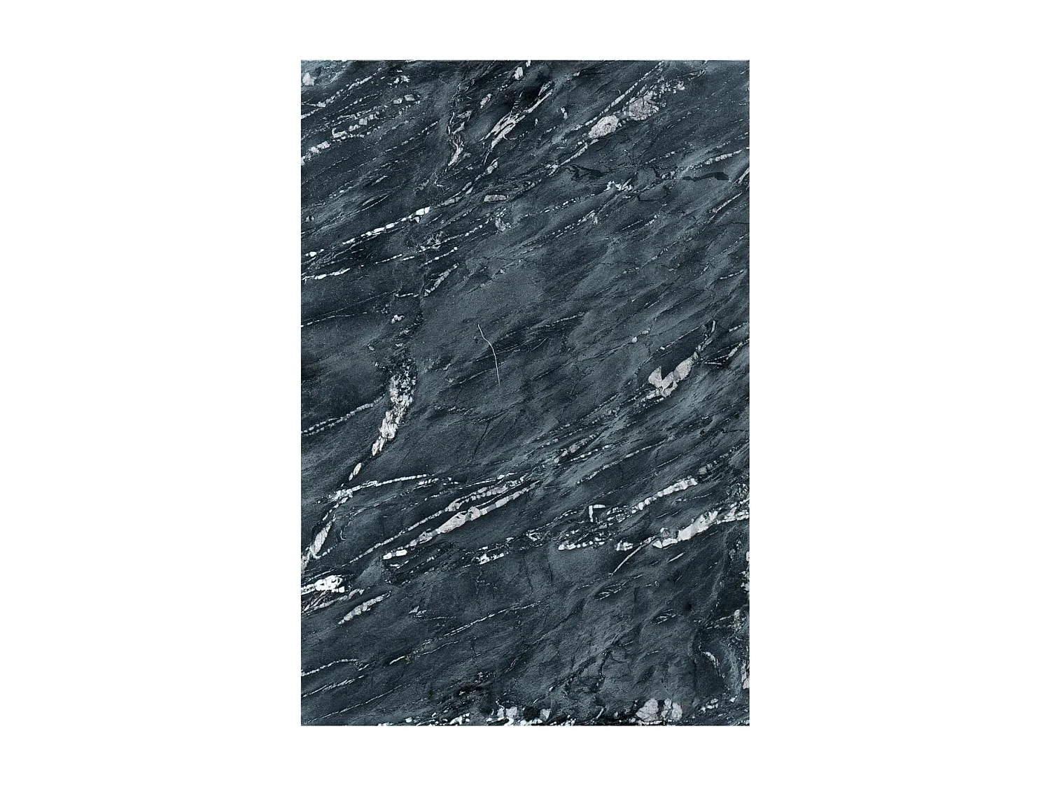 Table d'appoint marbre noir pour ordinateur DUOMO