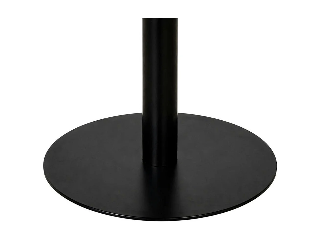 Table ronde chêne huilé pied central droit 110 cm PALERME