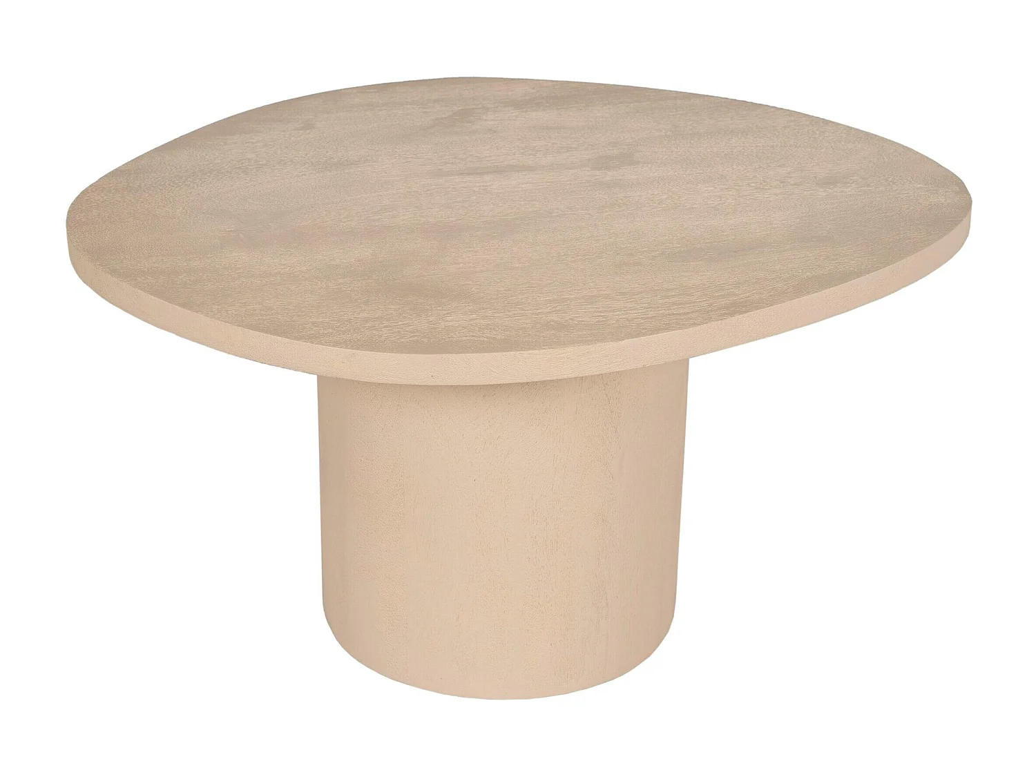 Table basse design organique en bois sable (lot de 2) ALMA