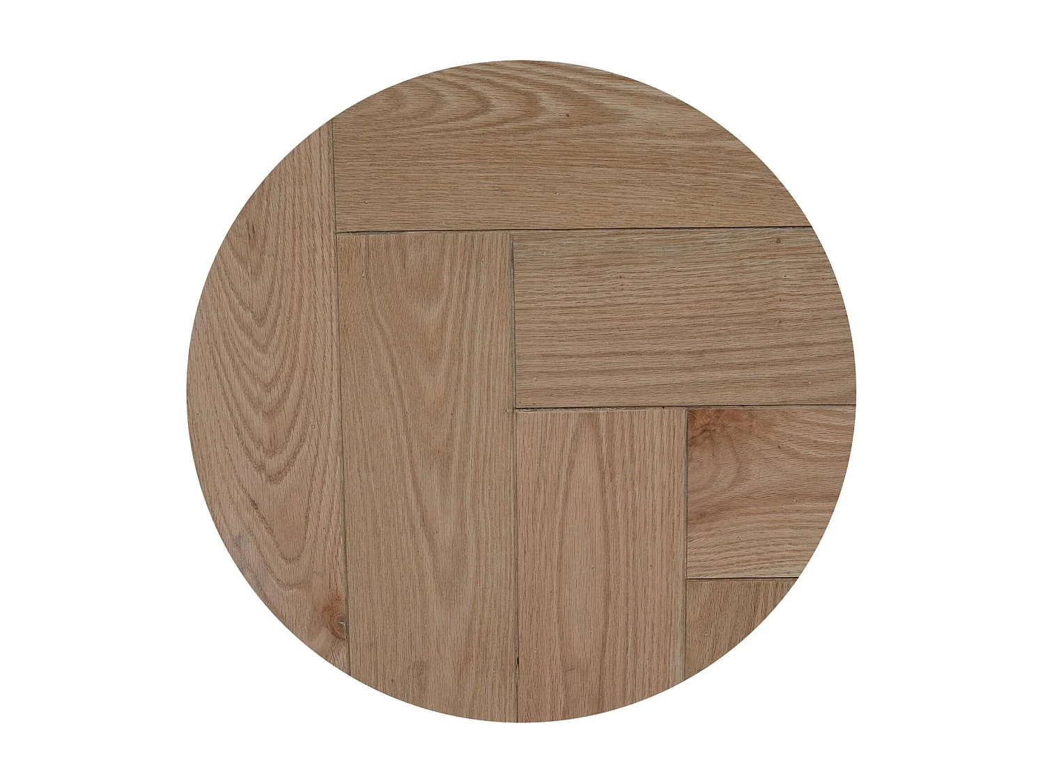 Table basse gigogne décor parquet clair (lot de 2) LEXTON