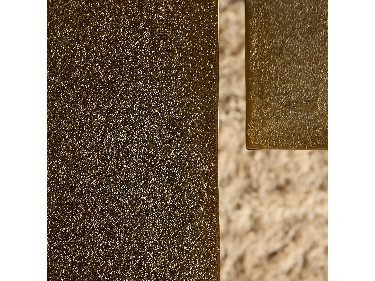 Table basse gigogne graphique à pieds croisés (lot de 3) KANO