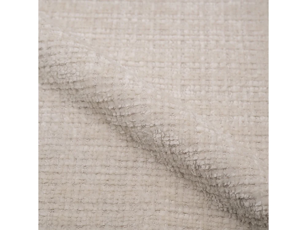 Silla de terciopelo crudo y metal negro - Bloomy