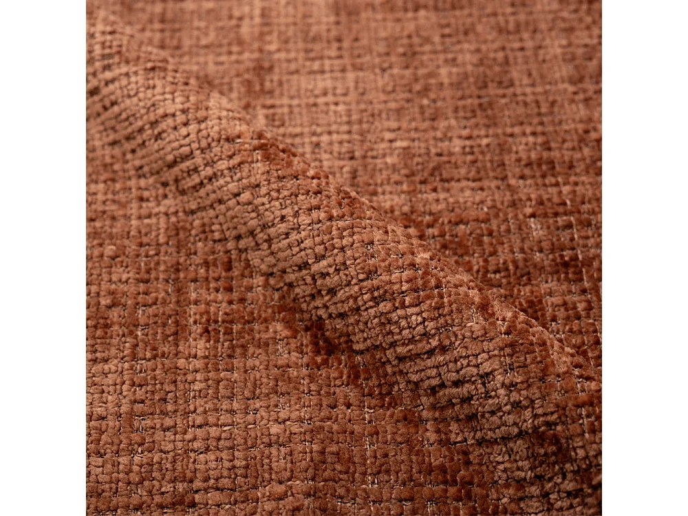 Silla de terciopelo terracota y metal negro - Bloomy