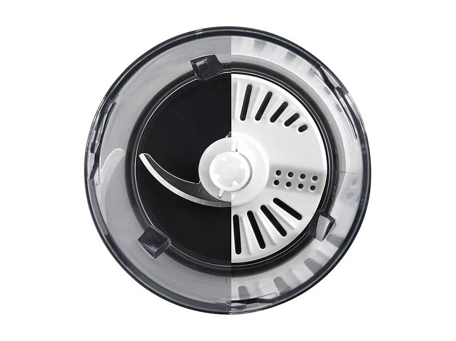 Mini Picadora Black & Decker 260W 500ml Blanca - Cuchillas de Acero Inoxidable, 2 Funciones Mezclar y Picar, Pies Antideslizantes