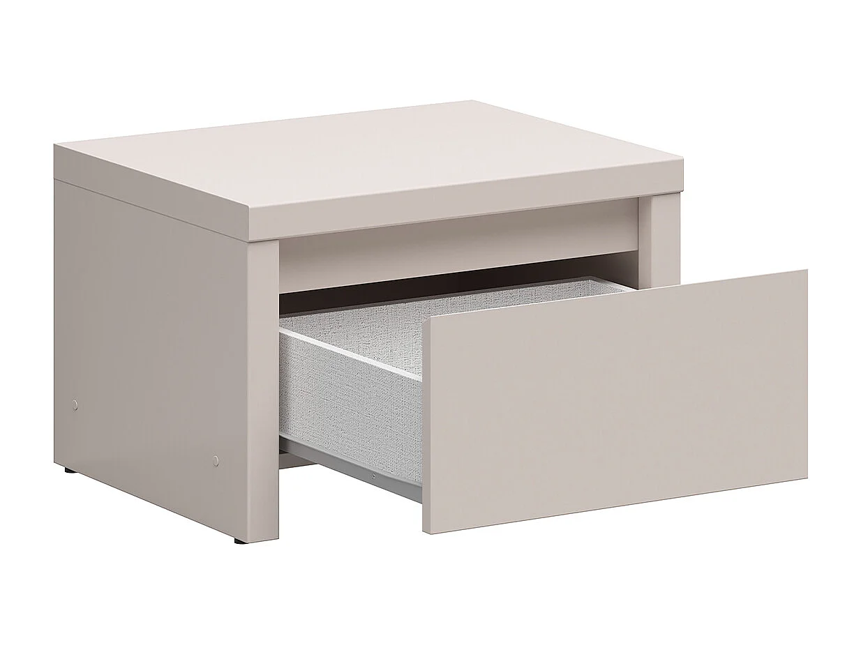 Nachttisch 1 Schublade Soren Kaschmir