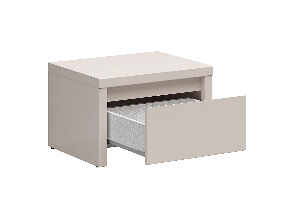 Sengebord 1 skuffe Soren Cashmere