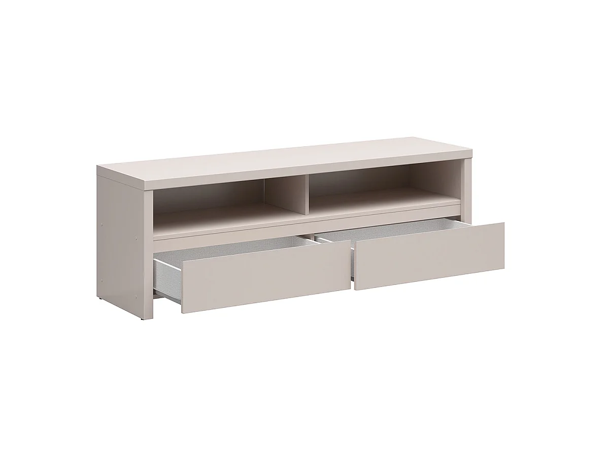 TV-møbel 2 skuffer 2 nicher 143 cm Soren Cashmere