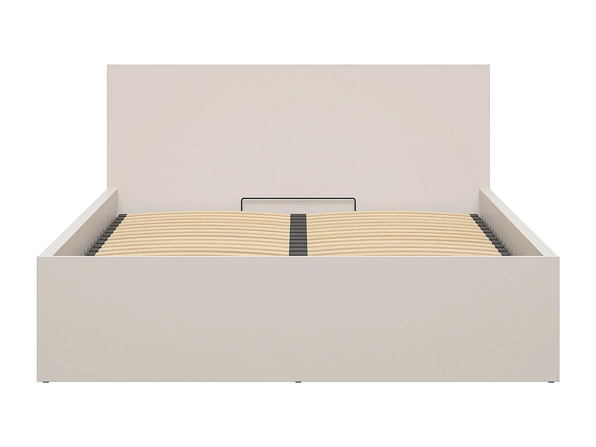 Letto con contenitore con base Edwin cachemire 160x200