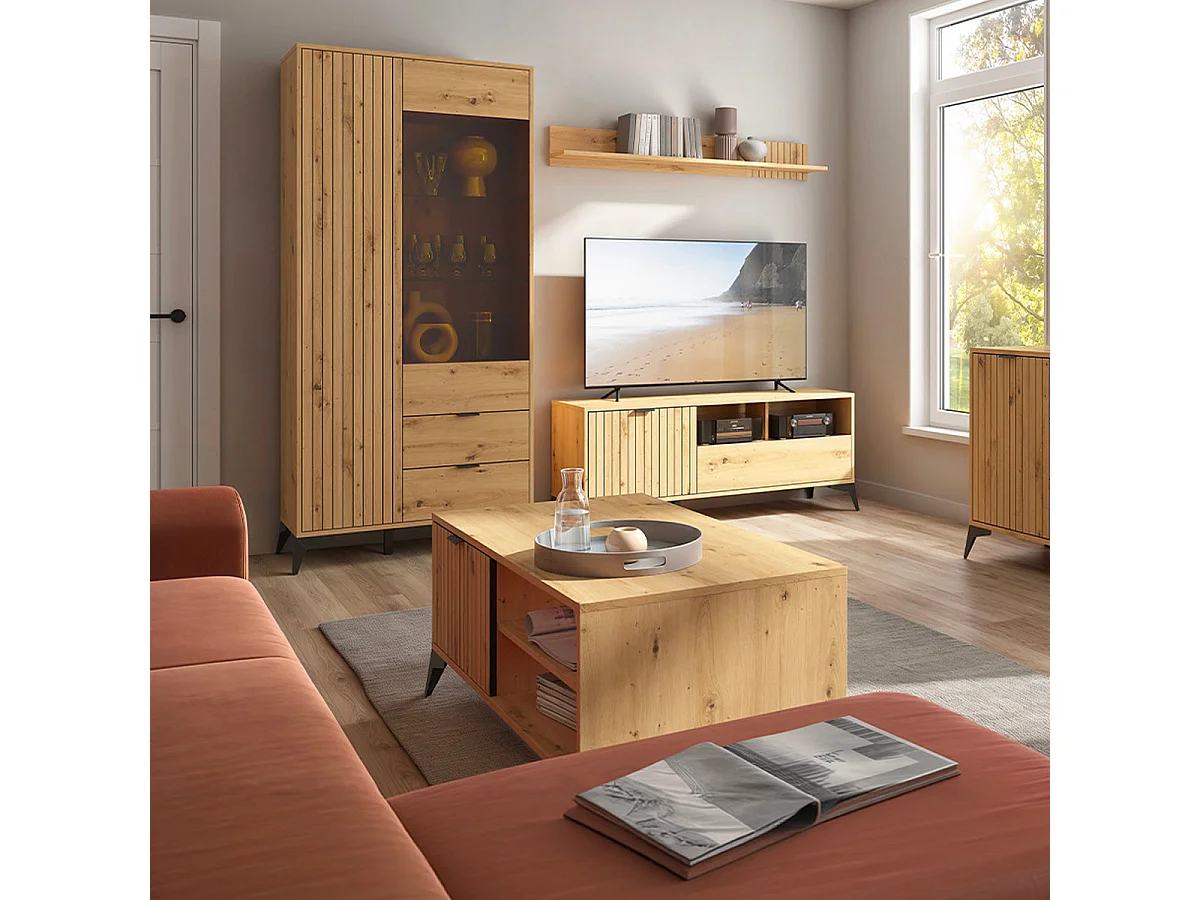 Coffee table 1 drawer Mao Wood