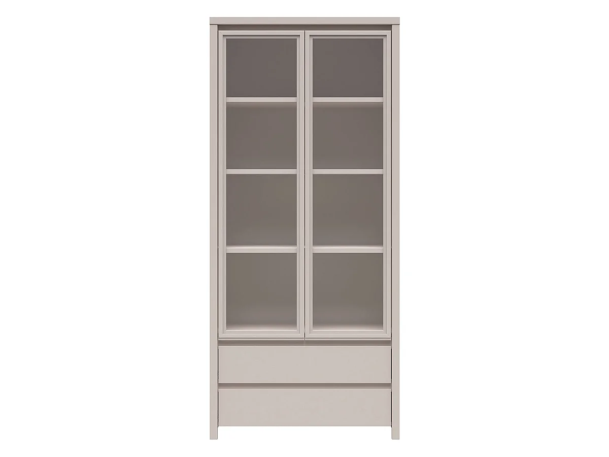 Geschirrschrank 2 Türen 2 Schubladen Soren Kaschmir