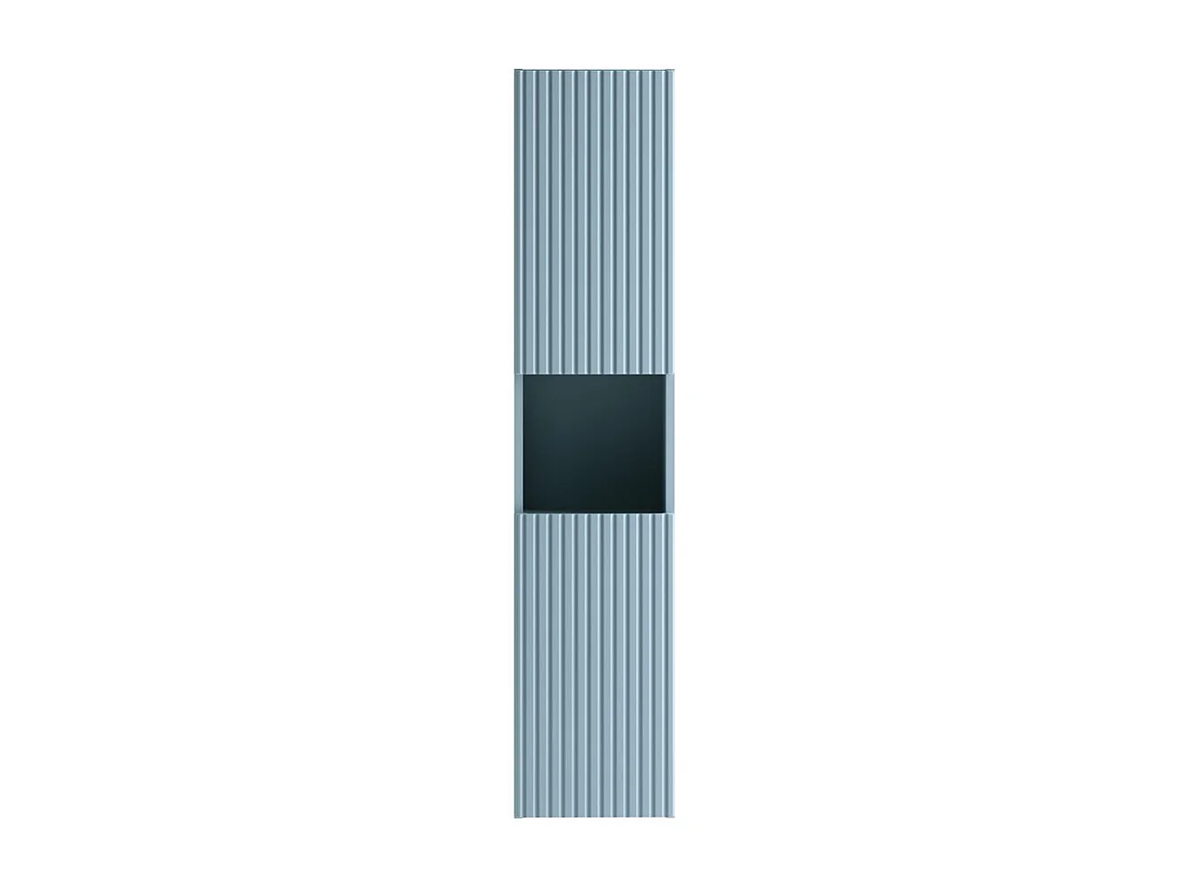 Colonne de salle de bain VANO 140 cm bleu denim 2 portes suspendue