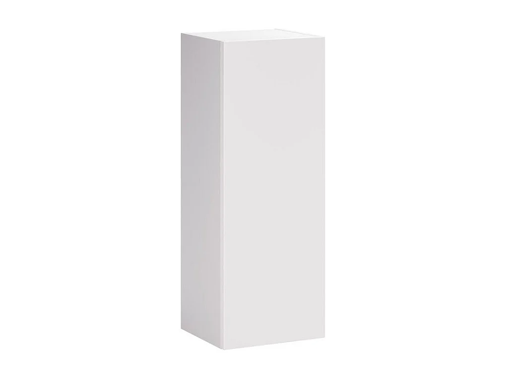 Demi colonne salle de bain OSTER 80 cm blanc mat 1 porte suspendue