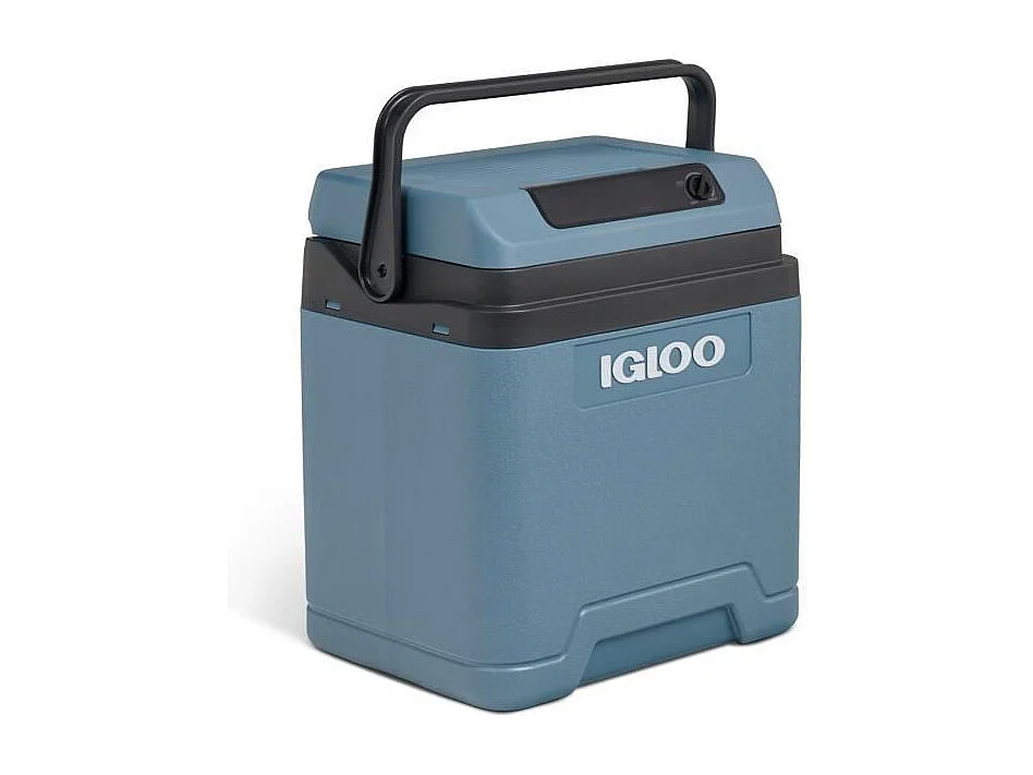 Elektrische Kühlbox IGLOO 26L 12/230V Blau - Peltier-Kühlung - PU-Isolierung - Ergonomischer Griff - Doppelte Stromversorgung