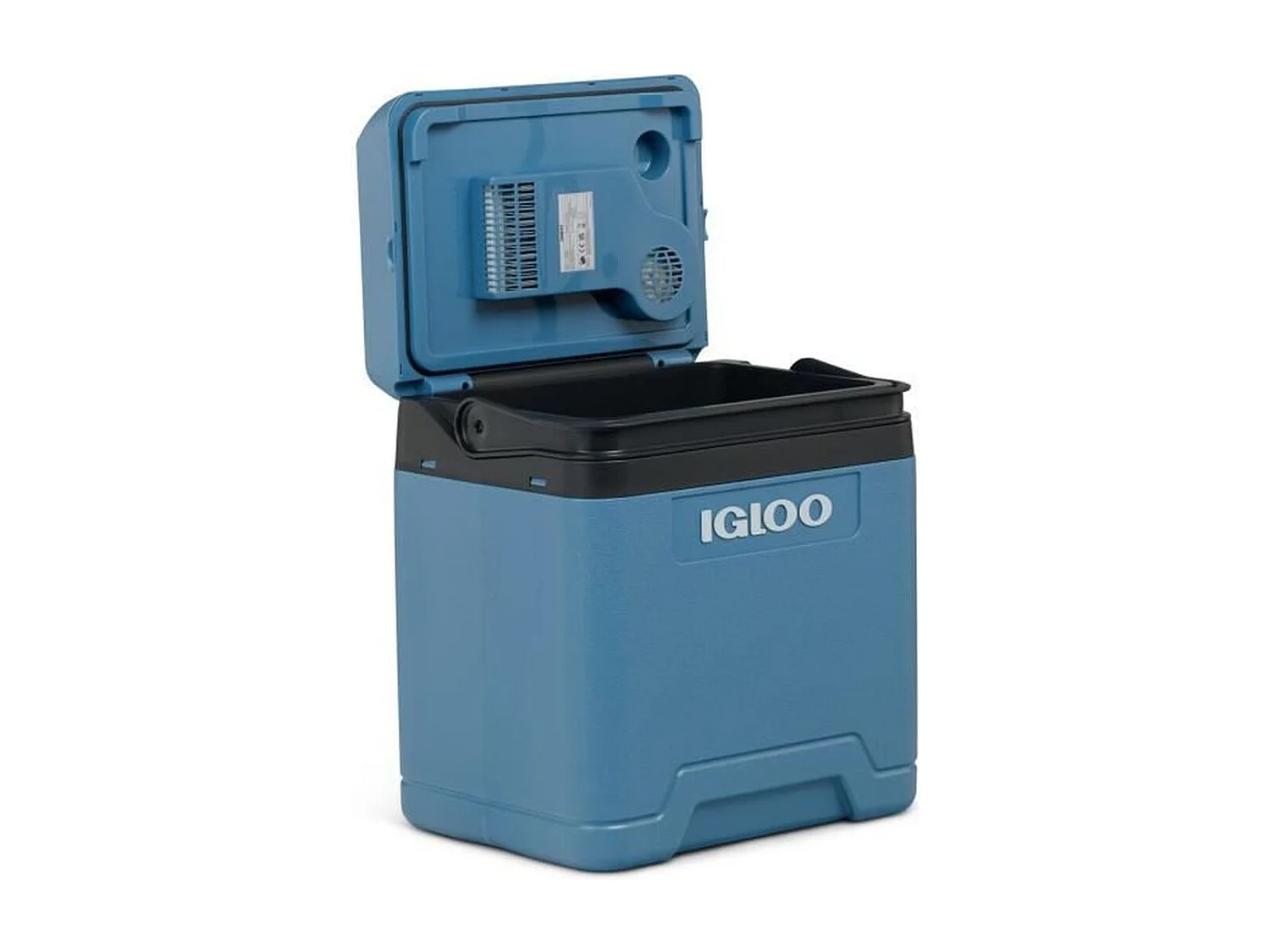 Elektrische Kühlbox IGLOO 26L 12/230V Blau - Peltier-Kühlung - PU-Isolierung - Ergonomischer Griff - Doppelte Stromversorgung