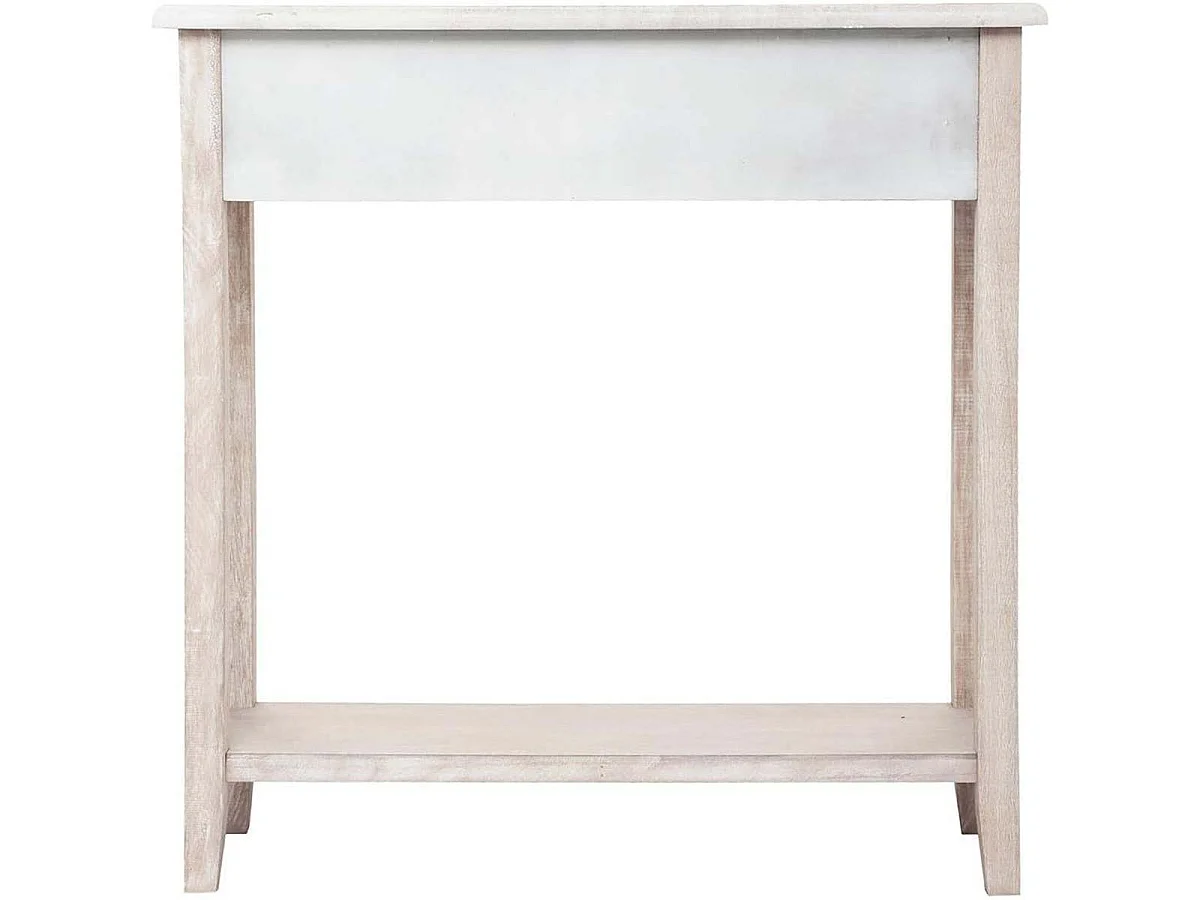 Table meuble d'entrée Console 2 tiroirs - Longueur 80 x largeur 30 x Hauteur 80 cm