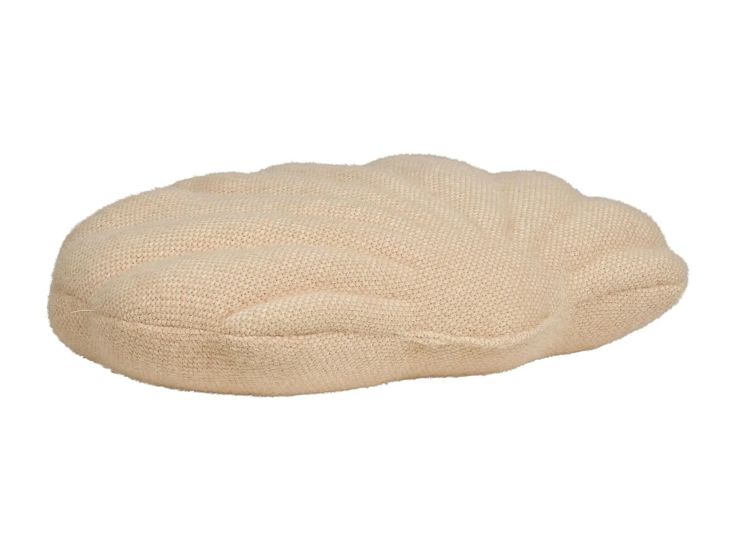 Coussin décoratif coquillage beige ARROW