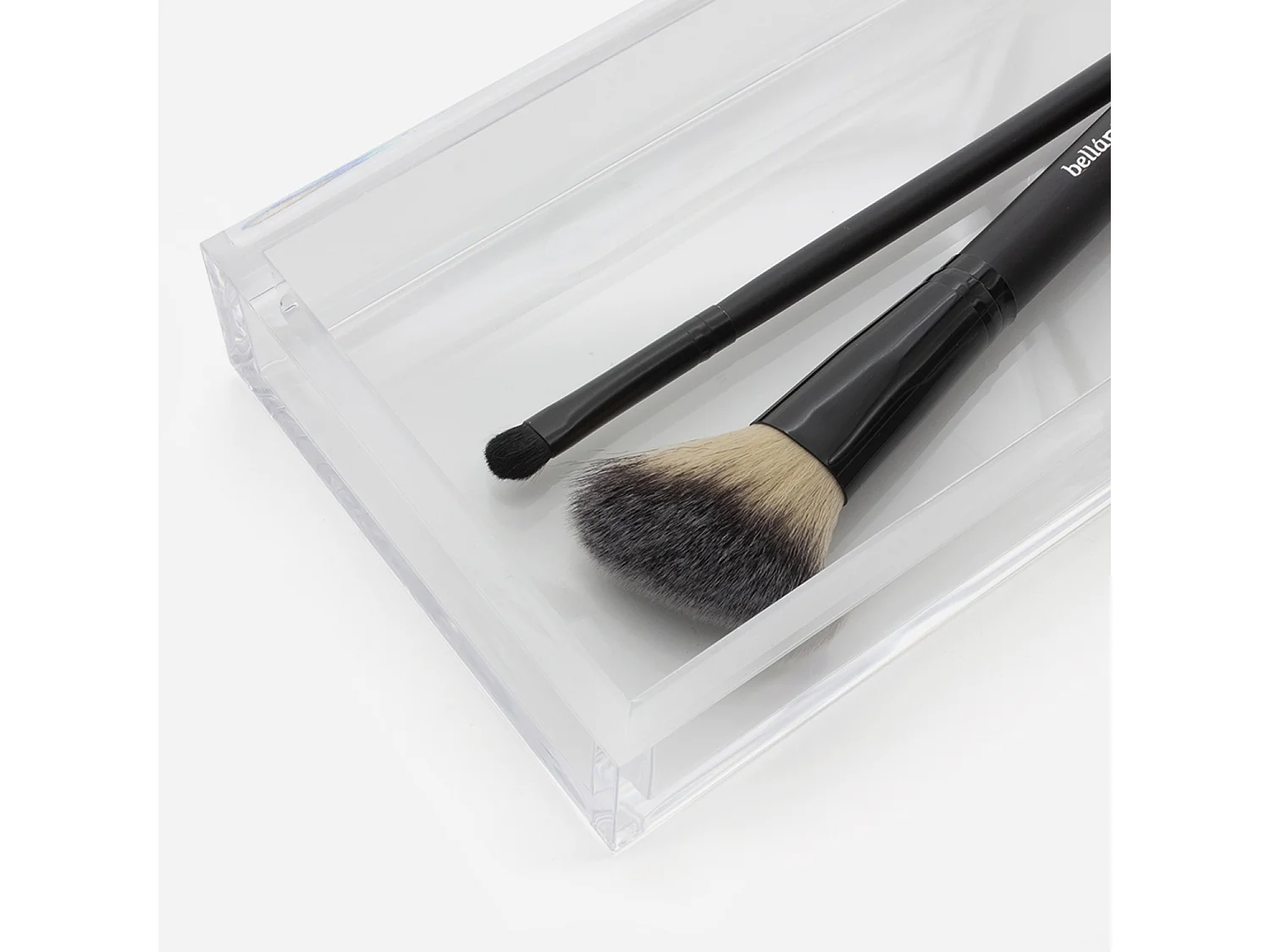 Plateau de rangement transparent - Square Line - BATHBAZAAR