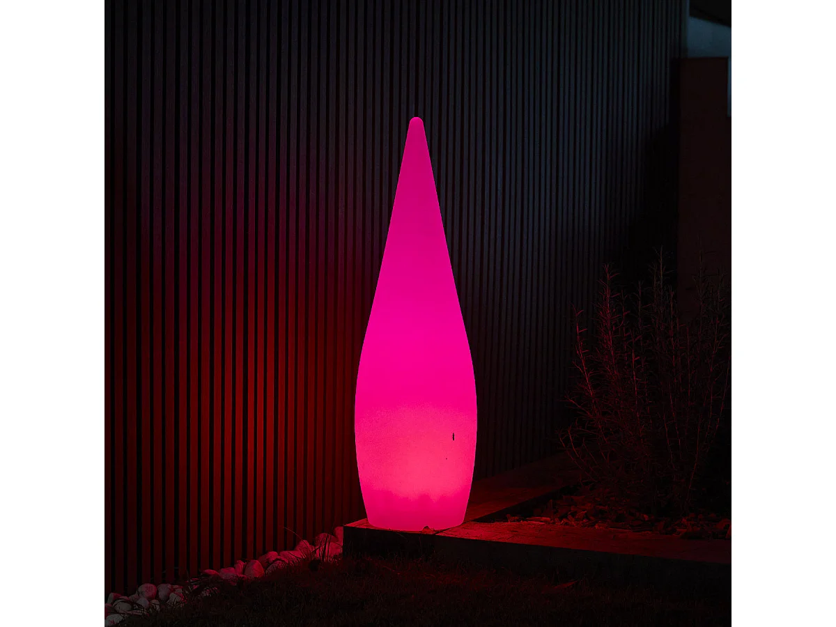 Lampadaire solaire CLASSY RGB H120cm