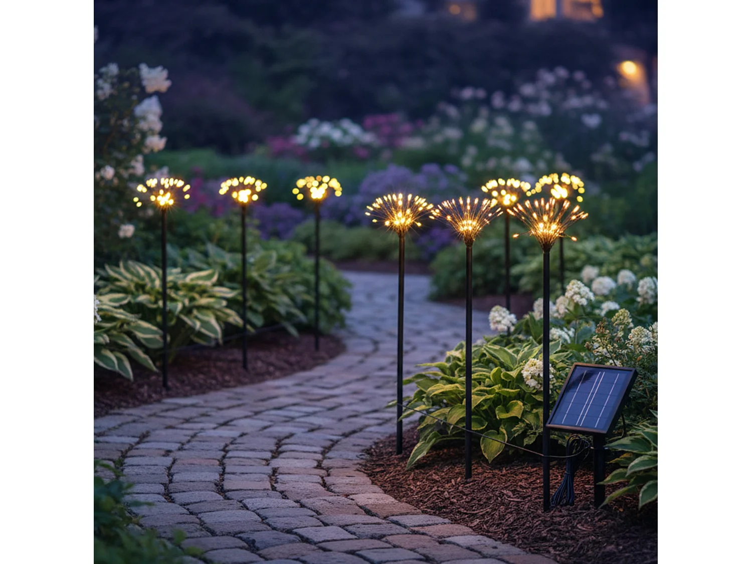 5 piques solaires micro LED YOGY PICK 5M