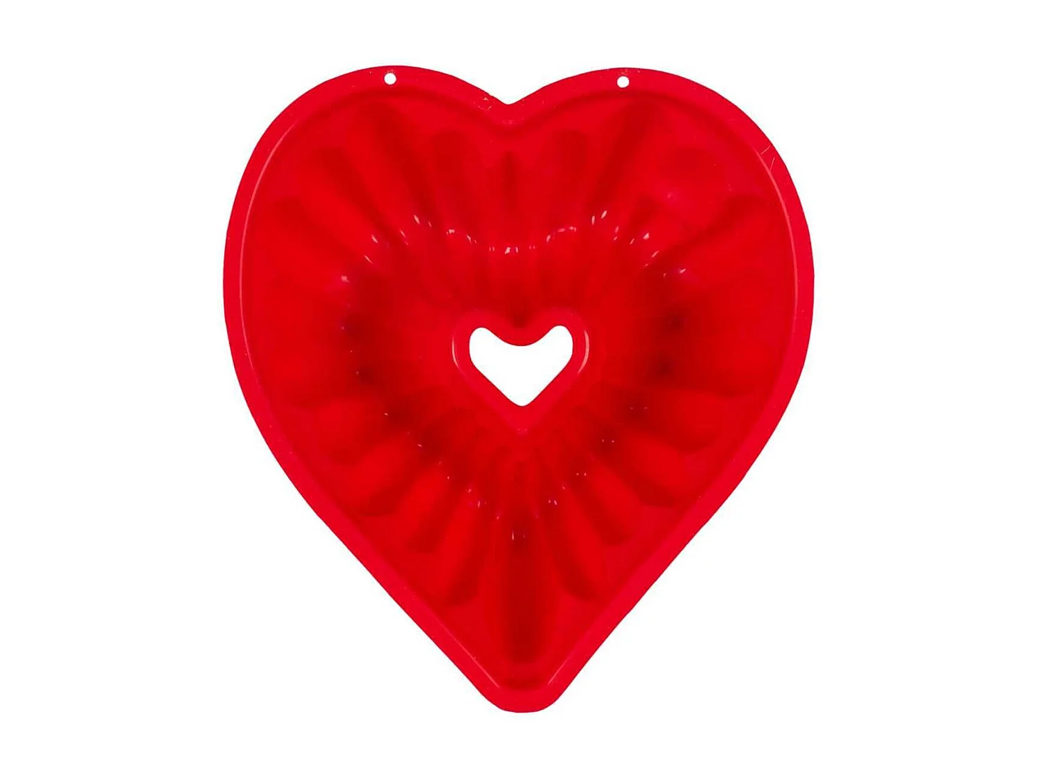 Moule à gâteau en silicone forme coeur 10 parts