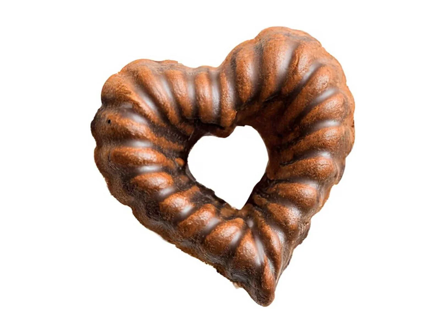 Moule à gâteau en silicone forme coeur 10 parts