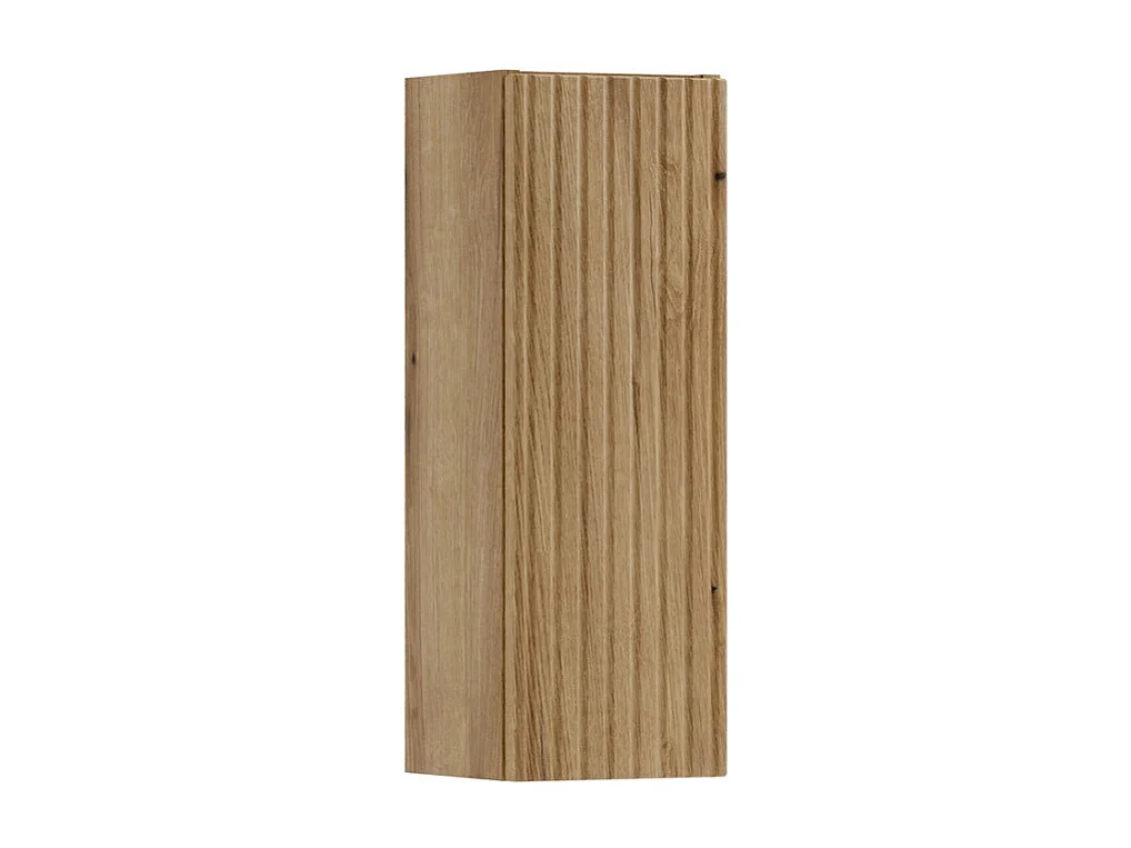 Demi colonne salle de bain VANO 57 cm chêne suspendue 1 porte