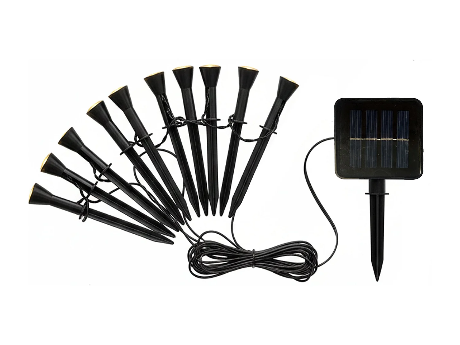 10 spots solaires à piquer STICKY PICK 6M