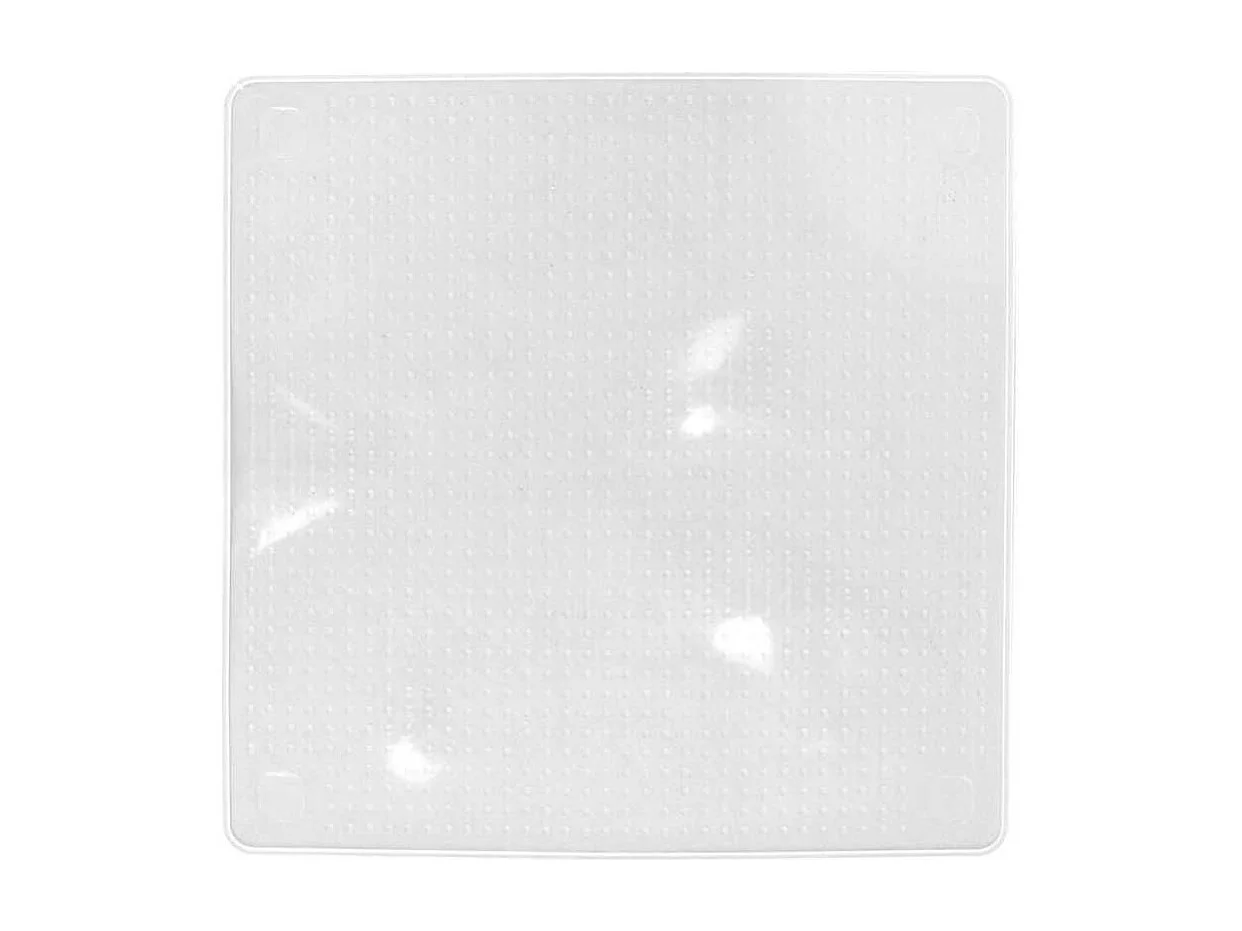 Pack de 3 couvercles en silicone extensibles carrés 3 tailles 22 cm - 26 cm - 30 cm