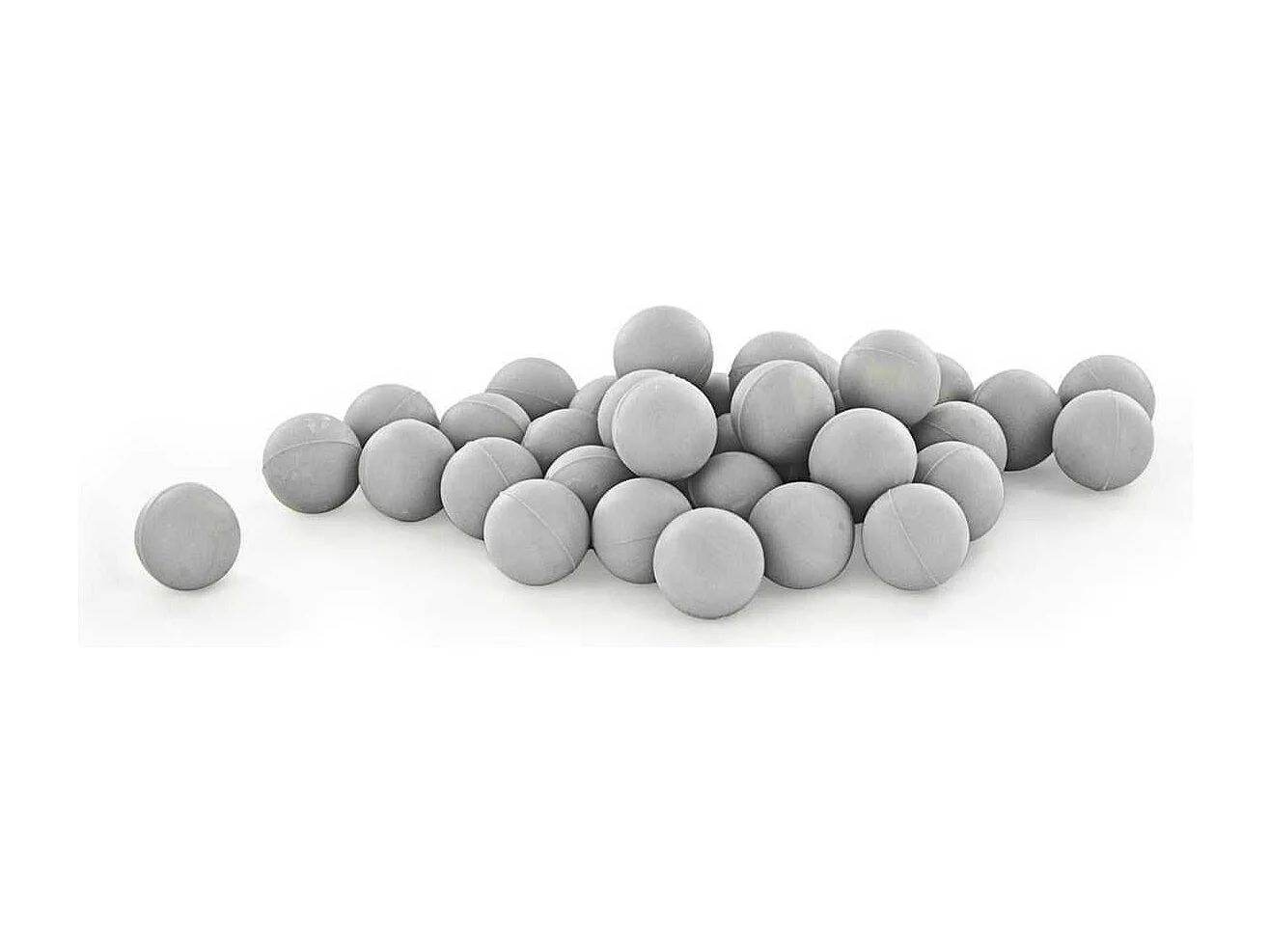 Boîte de billes de cuisson en silicone grises