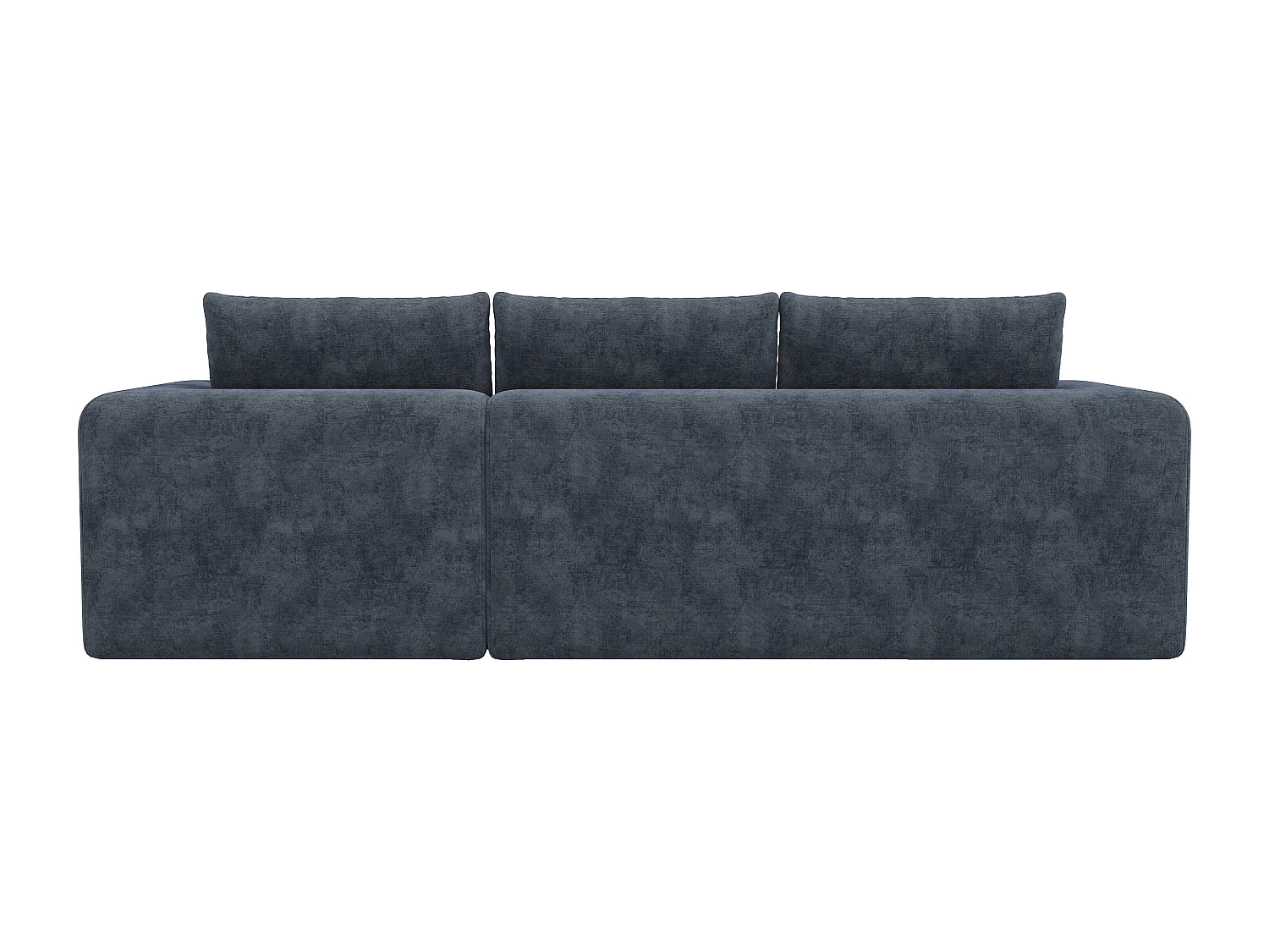 Divano modulare senza struttura - 244,5 x 136 x 79 cm - combinazioni libere - nessun montaggio richiesto - velluto - blu