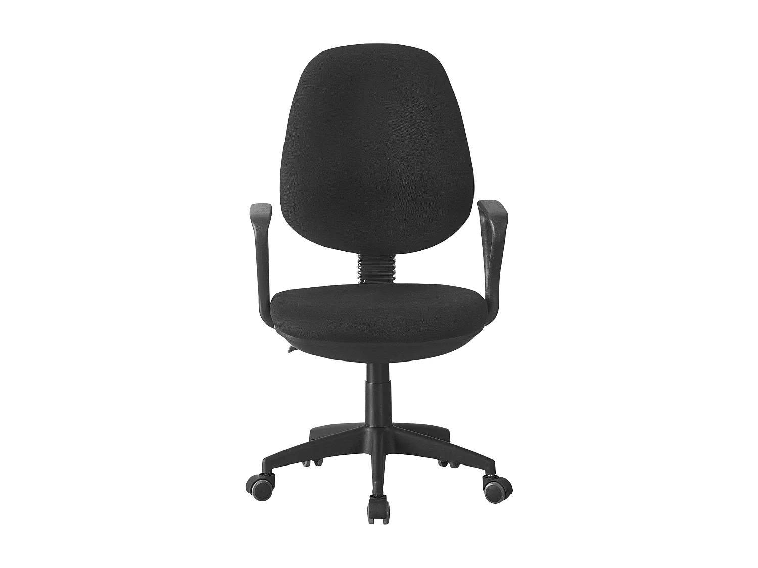 Cadeira de escritório Coco com apoios de braços na cor preta, 101x58x60 cm