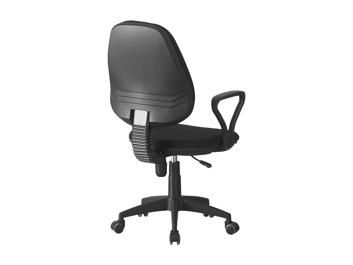 Cadeira de escritório Coco com apoios de braços na cor preta, 101x58x60 cm