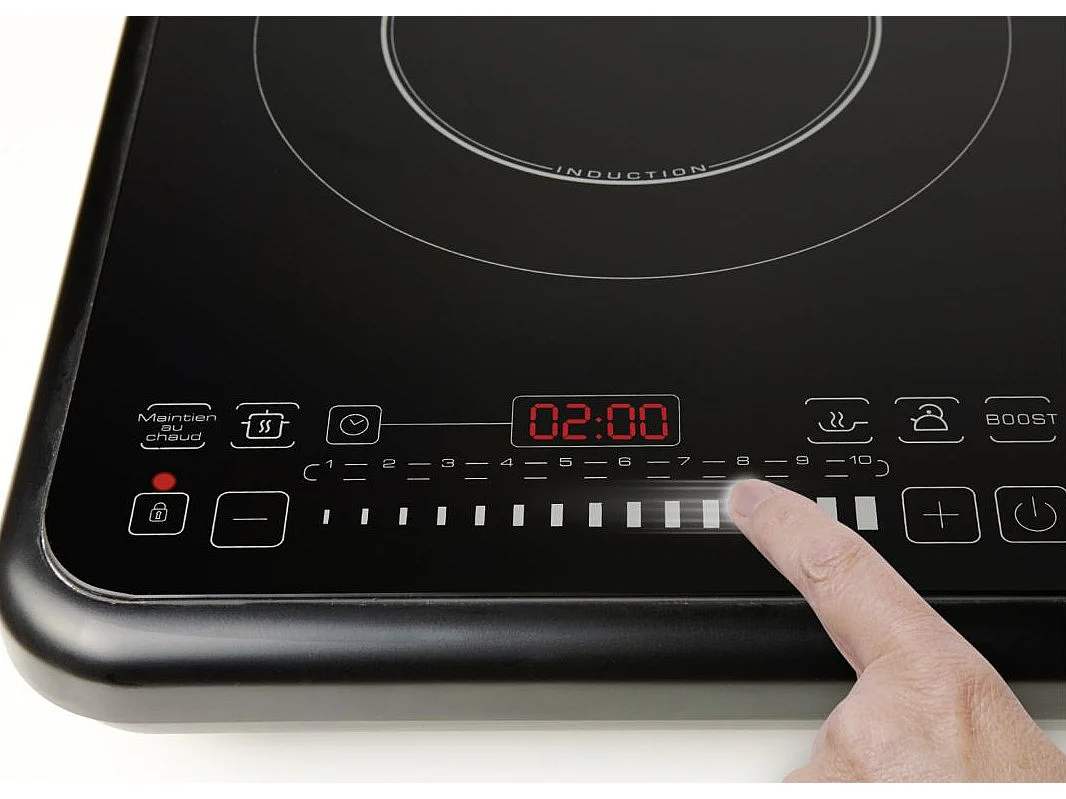 Brandt Table domino à induction 30cm 3400w noir - TI2FSOFT