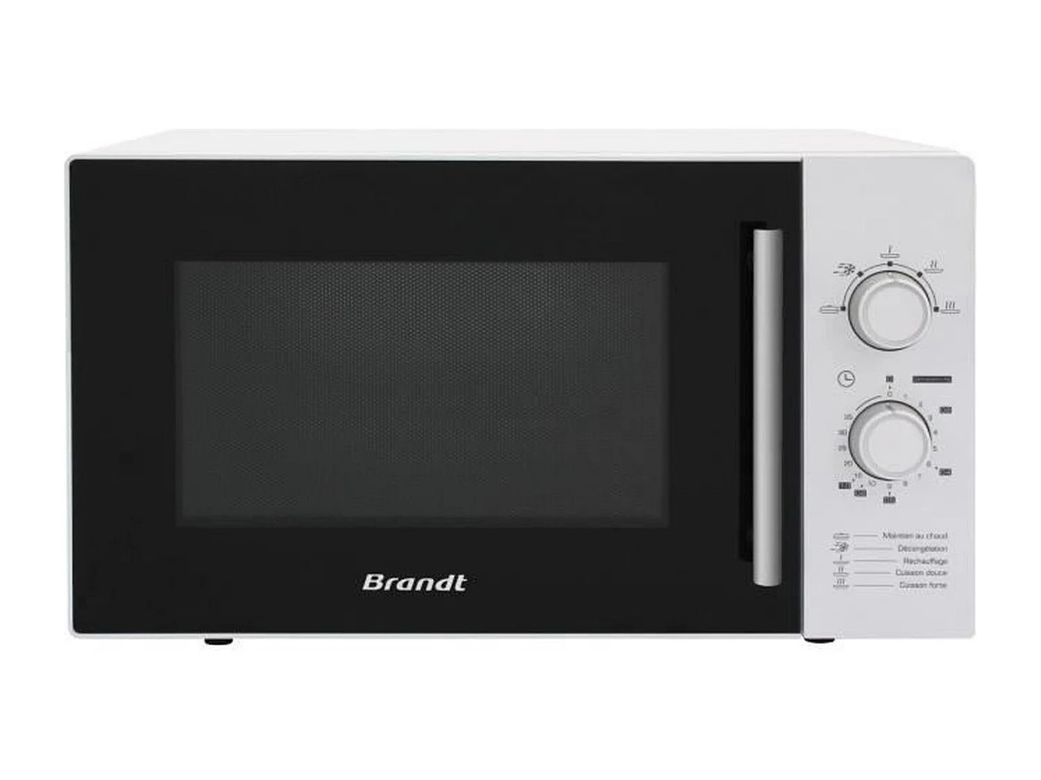 Microonde monofunzione BRANDT 26L bianco 900W 5 potenze piatto girevole 32 cm